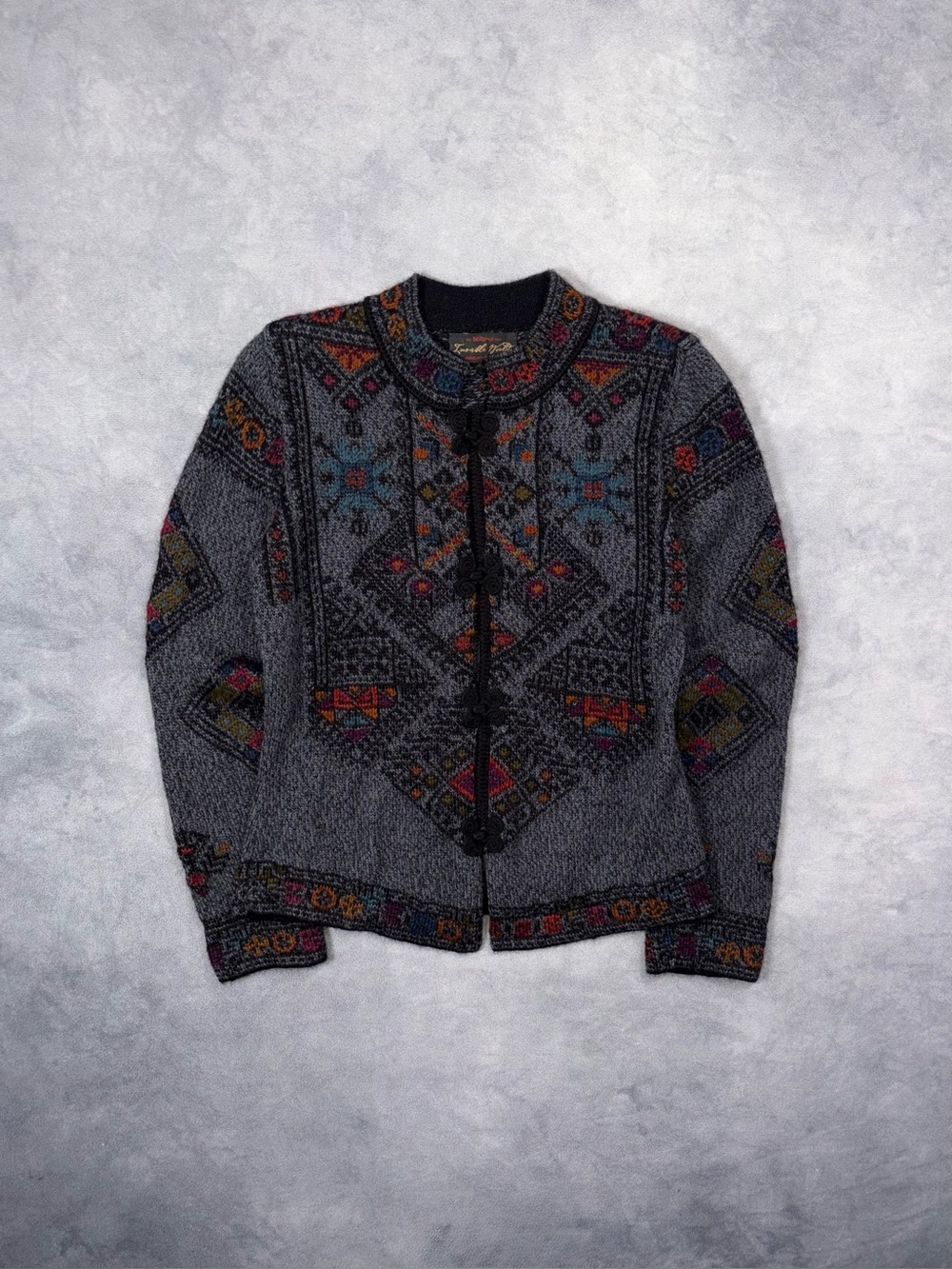 Invisible World Millma 100% Alpaca Fair Isle Nordic Handmade in Bolivia Cargidan